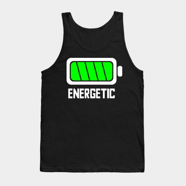 ENERGETIC - Lvl 6 - Battery series - Tired level - E1b Tank Top by FOGSJ